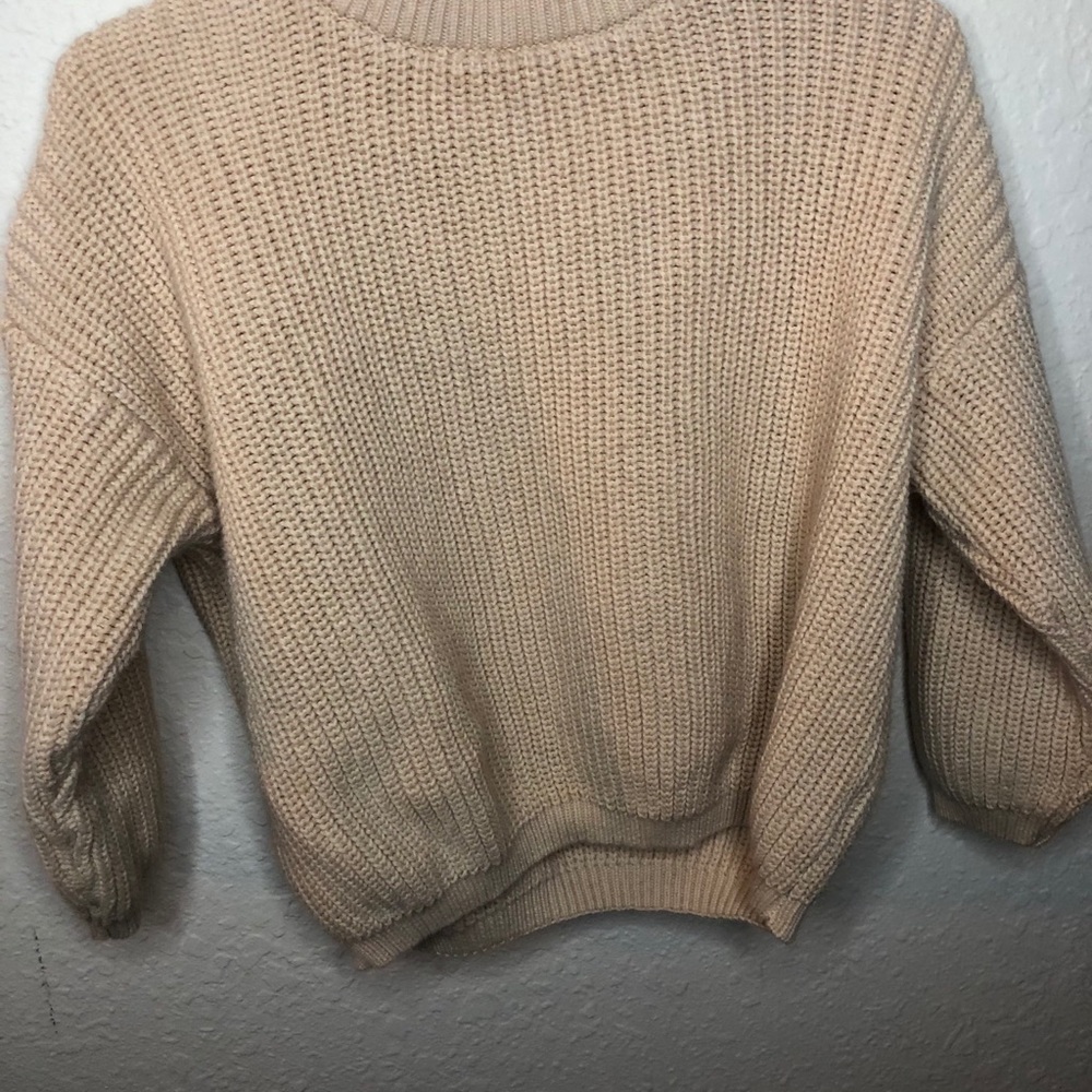 Toddler girl oversized sweater